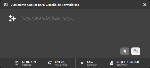 Prompt para criação de formulários